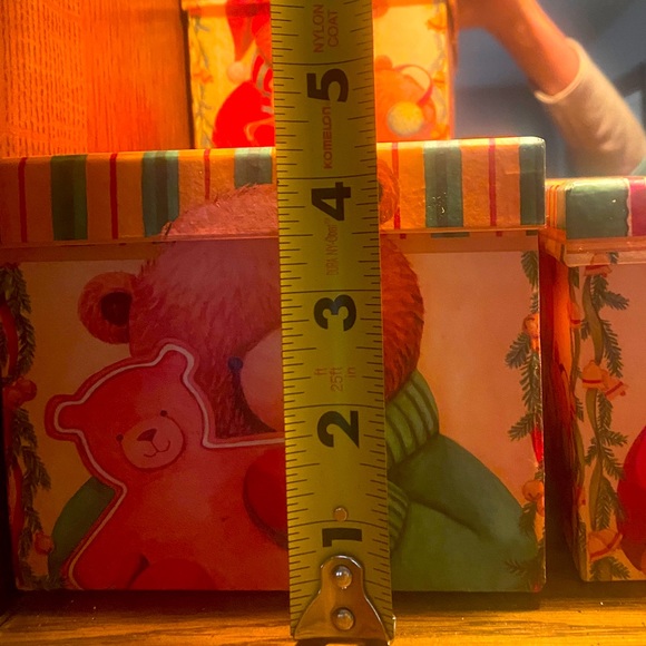 🧸LINDY BOWMAN🧸6-PC CHRISTMAS TEDDY BEAR GIFT 🎁’S SMALL & MEDIUM + MINI BOW’S - Picture 8 of 10